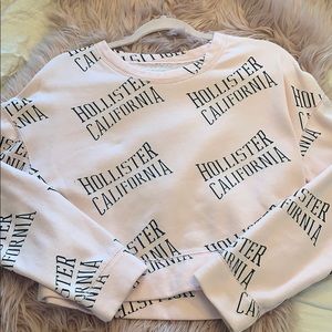 cropped sweatshirt